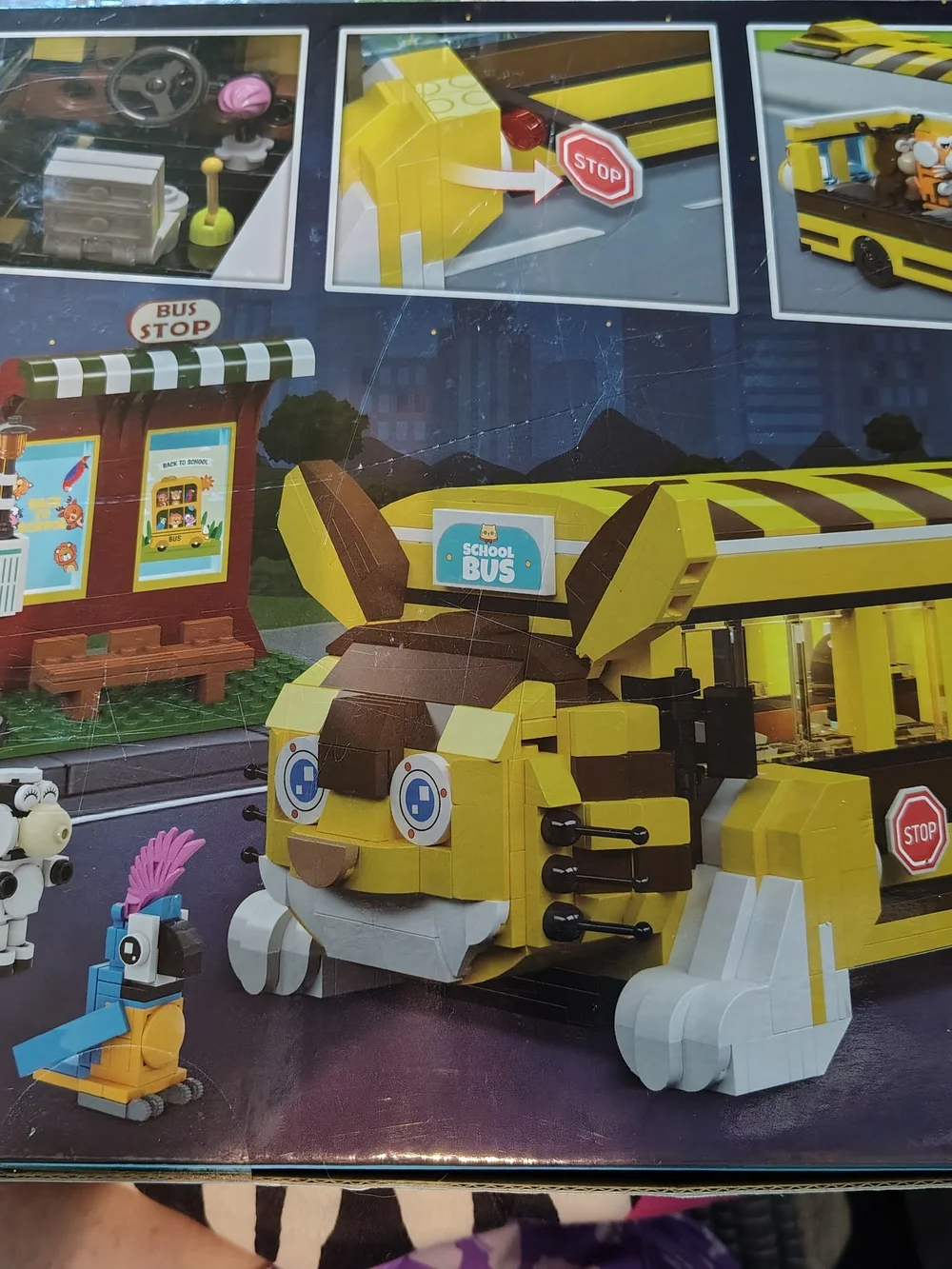 Yellow Animals School Bus Building Toy Set - Kids Toys - Picture 9 of 16